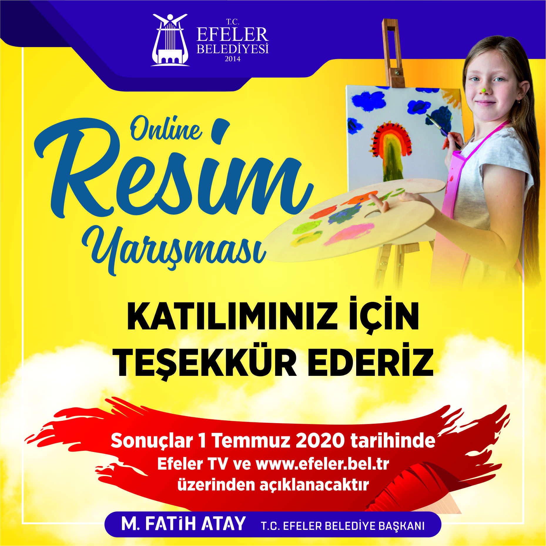 ONLINE RESİM YARIŞMASINDA BAŞVURULAR SONA ERDİ