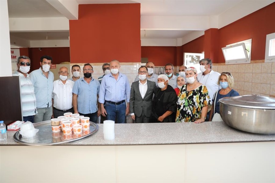 BAŞKAN ATABAY, CEMEVİNDE DÜZENLENEN AŞURE GÜNÜNE KATILDI