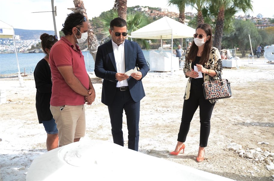 KUŞADASI’NDA TAŞ ANTİK KENTTE YENİDEN HAYAT BULUYOR