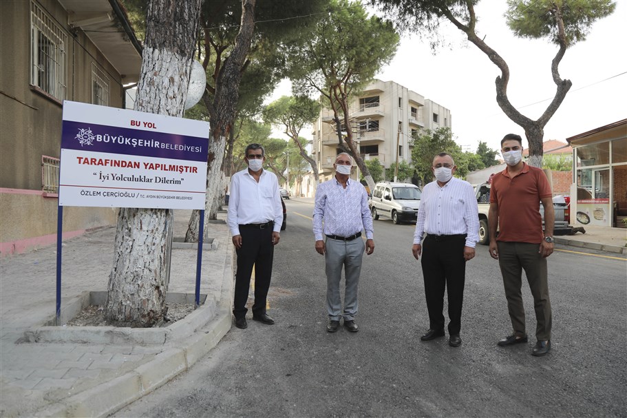 AYDIN BÜYÜKŞEHİR BELEDİYESİ ATÇA JURNALI CADDESİ’Nİ SICAK ASFALTLA BULUŞTURDU