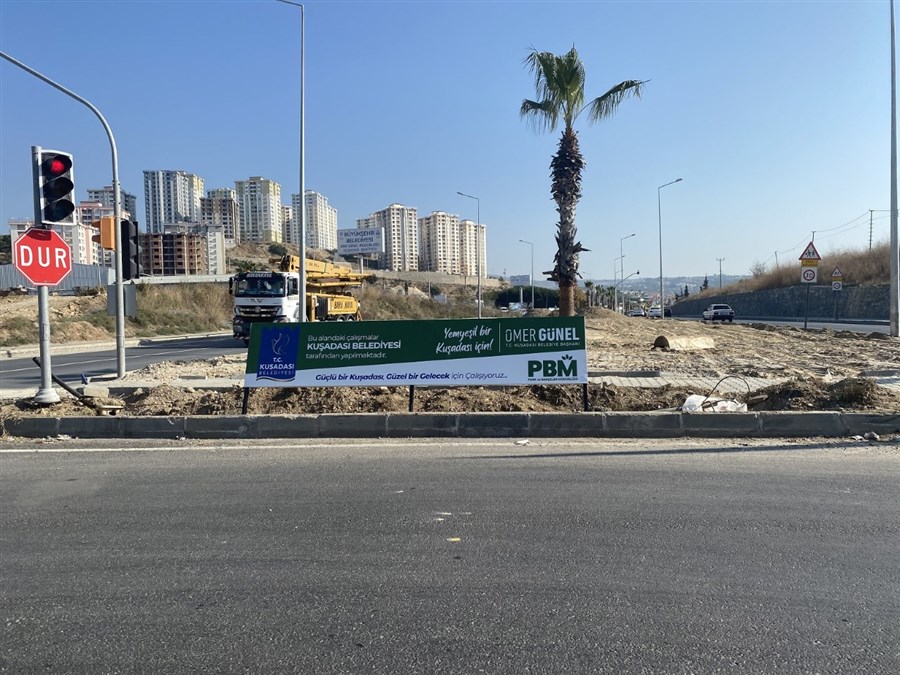 KUŞADASI BELEDİYESİ’NDEN KENTE ESTETİK BİR DOKUNUŞ DAHA