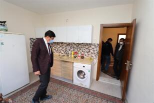 Başkan Özcan, Songül ve 2 evladına sahip çıktı