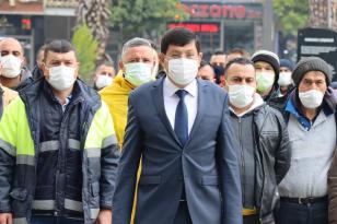 Başkan Özcan tezahüratlarla karşılandı