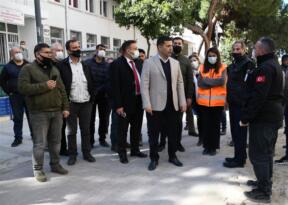 KAHRAMANLAR CADDESİ ESNAFI BELEDİYE ÇALIŞMALARINDAN MEMNUN