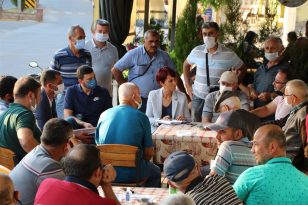 AYDIN BÜYÜKŞEHİR BELEDİYESİ BİR GÜNDE 60 MAHALLEYİ ZİYARET ETTİ