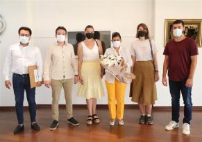 GENÇ CHP’LİLERDEN BAŞKAN ÇERÇİOĞLU’NA ZİYARET