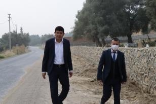 Başkan Özcan saha çalışmalarını yakından takip ediyor