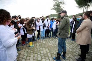 AYDIN BÜYÜKŞEHİR BELEDİYESİ’NİN SAKIZ KOYUNU ÇİFTLİĞİ AKADEMİ’YE DE HİZMET EDİYOR