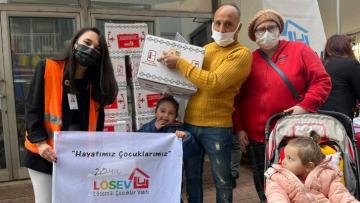 LÖSEV Mutlu Et paketleri ile mutluluk paylaştıkça çoğalıyor