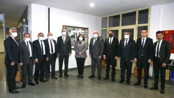 Şoförler Odası’nın yeni yönetiminden Başkan Çerçioğlu’na ziyaret