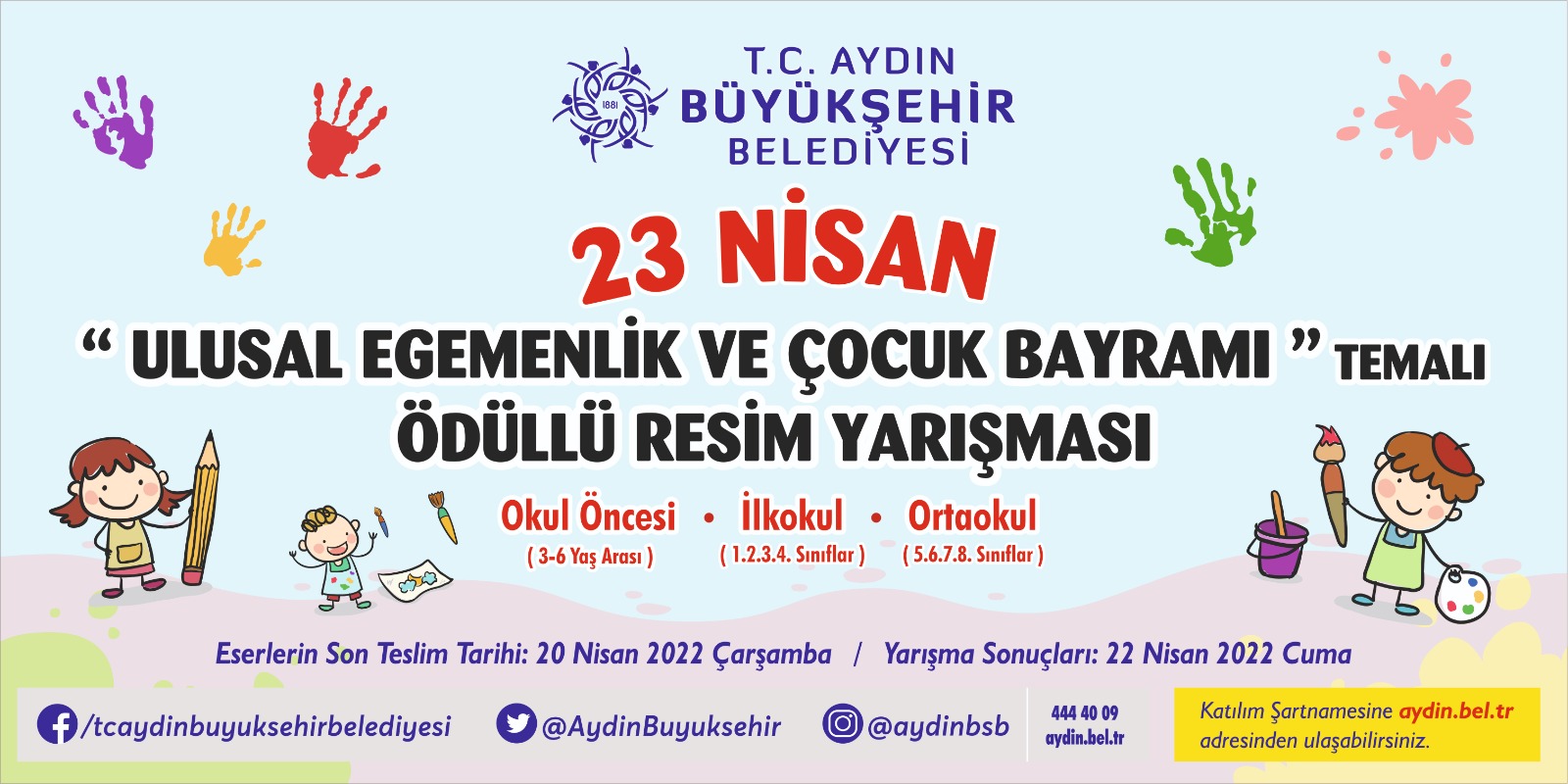 BÜYÜKŞEHİR’DEN 23 NİSAN YARIŞMASI