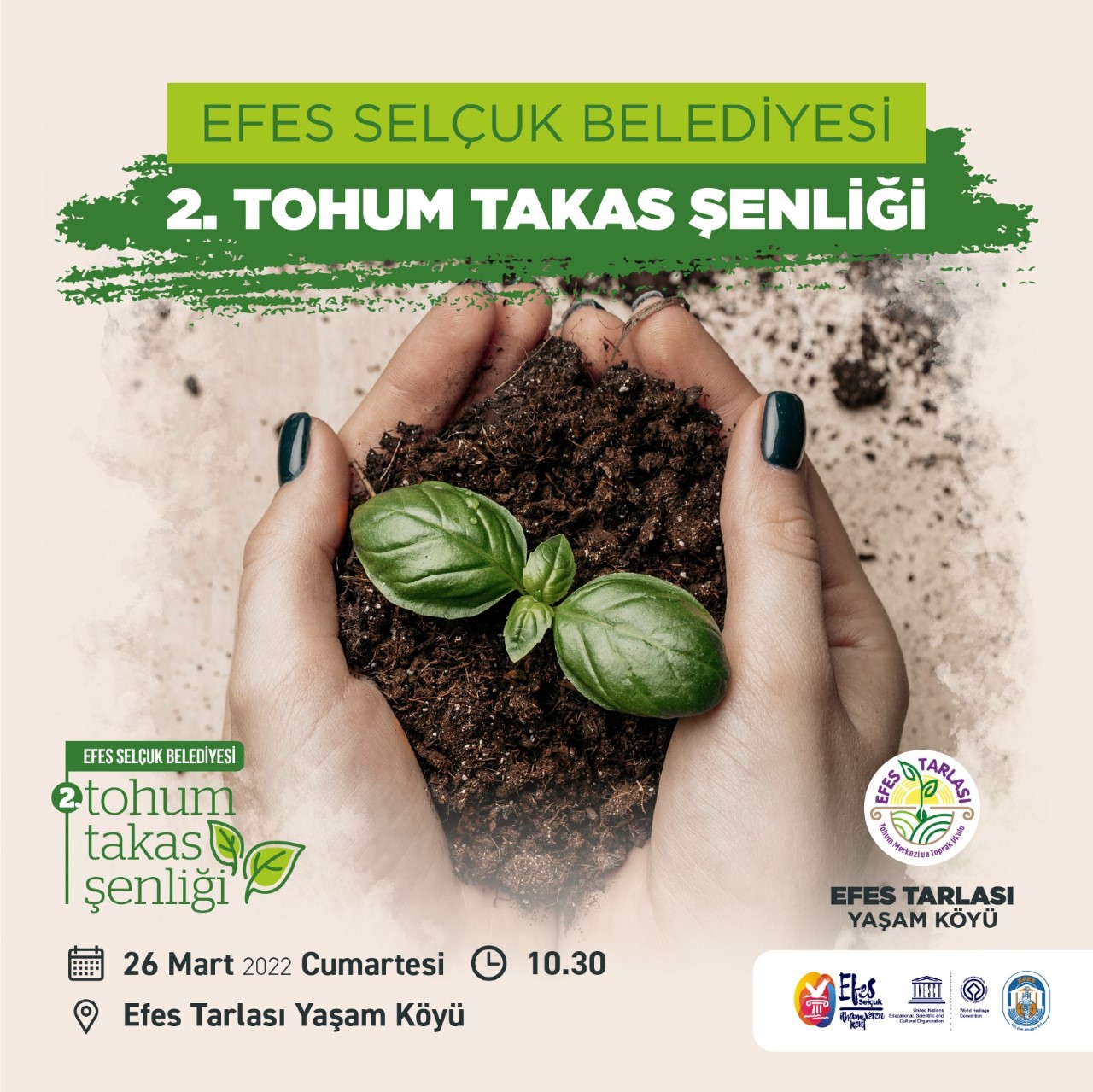 “EFES SELÇUK’TA TOHUM TAKAS ŞENLİĞİ DÜZENLENİYOR”