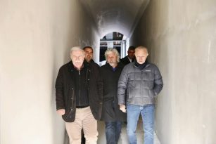 BAŞKAN ATABAY AMFİTİYATRO ÇALIŞMALARINI YERİNDE İNCELEDİ