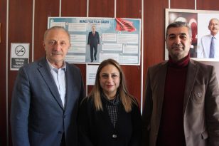 Başkan Atabay’dan çiçeği burnunda Başkan Pere’ye ziyaret