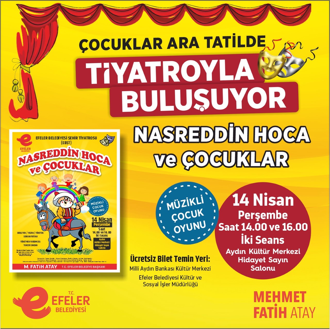 EFELER’DEN ÇOCUKLARA ARA TATİL HEDİYESİ