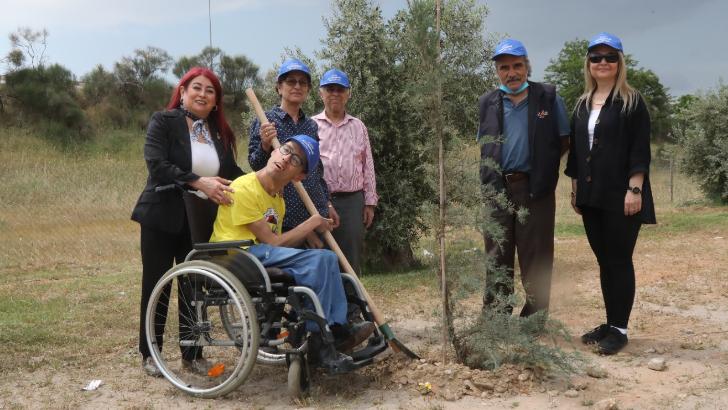 Engelli vatandaşlar, ‘Benim de bir ağacım var’ dedi
