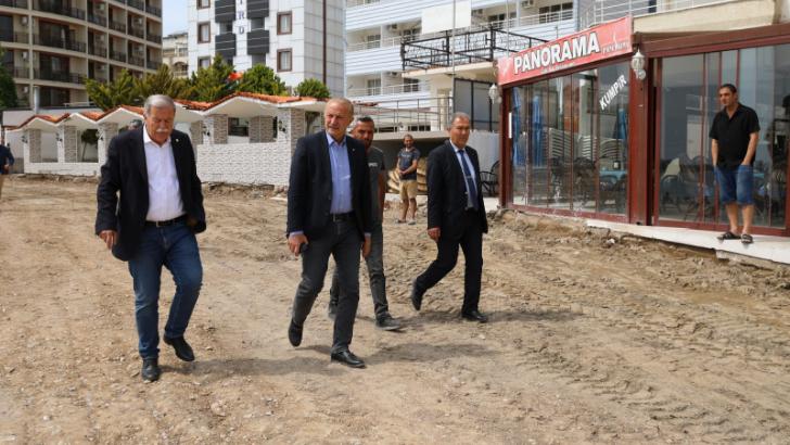 Dünyaca ünlü Altınkum Plajı’nda yoğun çalışma