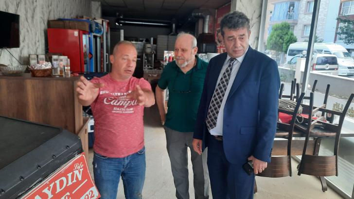 AYESOB’tan sel mağduru esnafa destek sözü