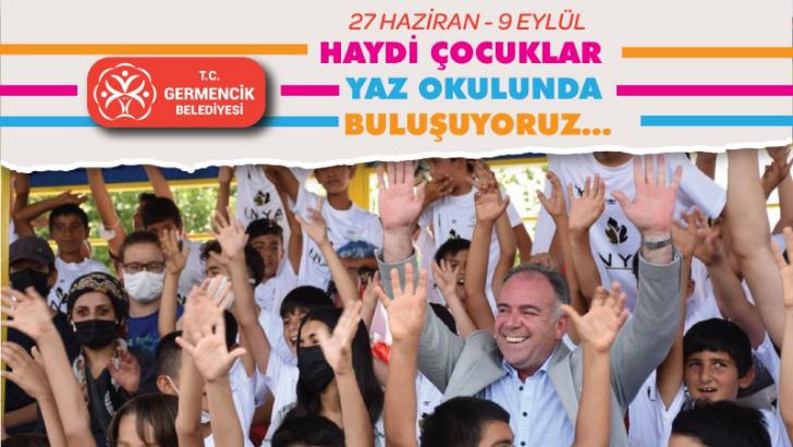 Germencikli çocuklar yaz okulunda buluşuyor