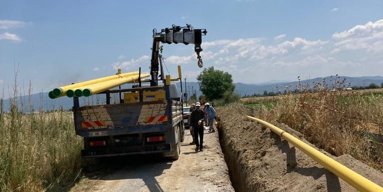 FUAT ÖNDEŞ DOĞALGAZ ÇALIŞMALARININ BAŞLADIĞINI DUYURDU