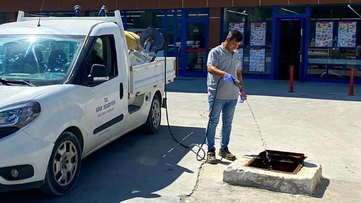 Söke Belediyesi sivrisinek ve haşere mücadelesine devam ediyor