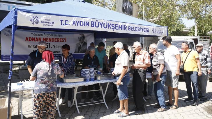 Aydın Büyükşehir Belediyesi merhum Başbakan Adnan Menderes’i andı