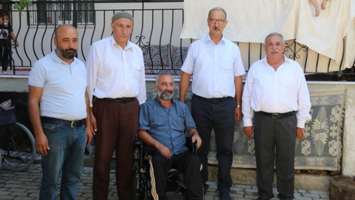 Başkan Atay’dan bedensel engelli Yafgu’ya akülü sandalye