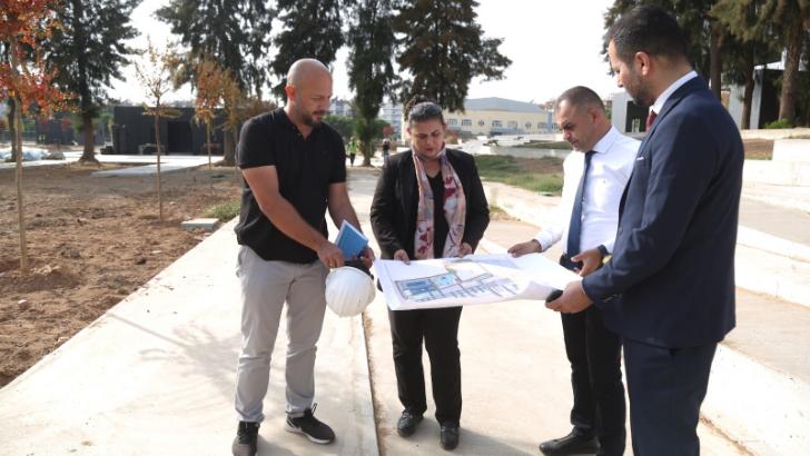 Başkan Çerçioğlu, Mimar Sinan Parkı’ndaki çalışmaları yerinde inceledi
