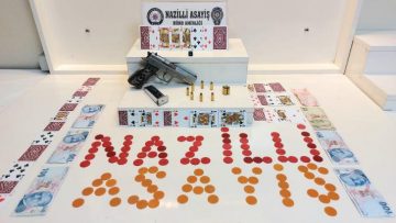 Nazilli’de kumar baskını