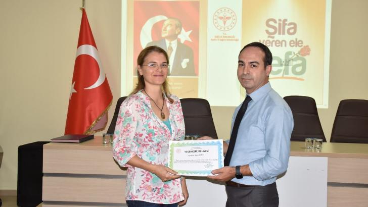 Yeni atanan personele eğitim verildi