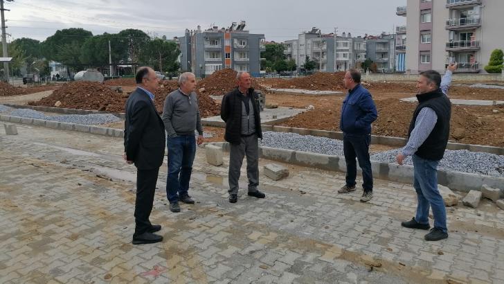 Başkan Dinçer çalışmaları yerinde inceledi