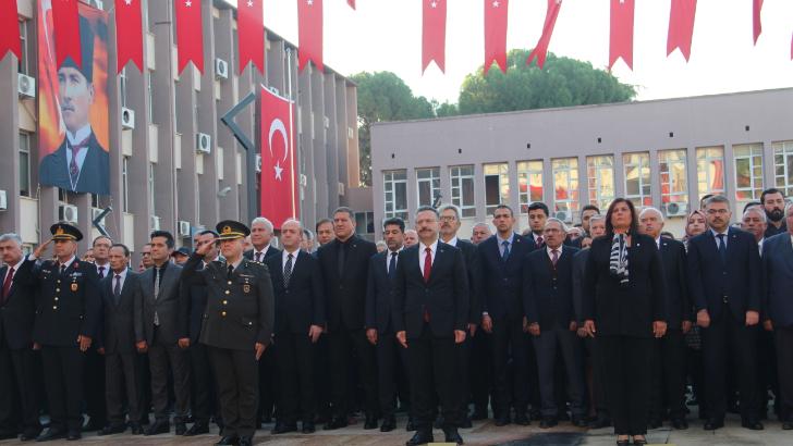 Ulu Önder Atatürk, törenle anıldı