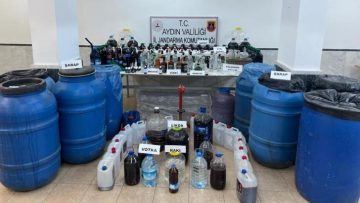 Aydın’da Kaçak Alkole Geçit Yok