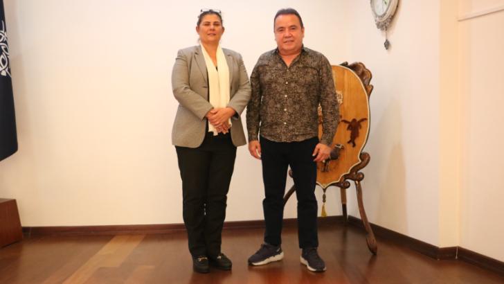 Antalya Büyükşehir Belediye Başkanı Muhittin Böcek’ten Başkan Çerçioğlu’na ziyaret