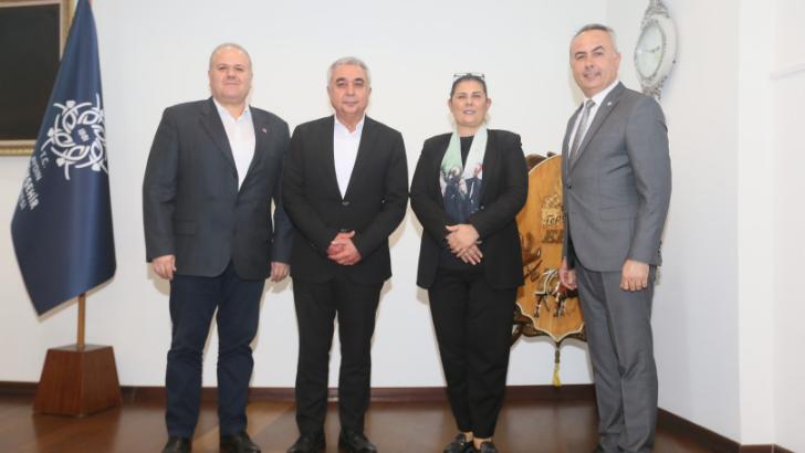 CHP ve İYİ Parti Nazilli İlçe Başkanlarından Başkan Çerçioğlu’na ziyaret
