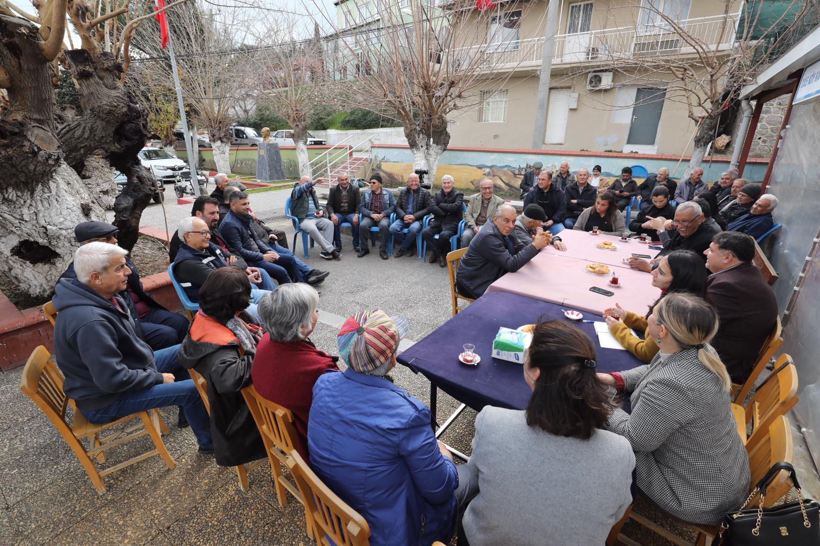 Özkan’dan mahalle ziyaretlerine tam gaz devam