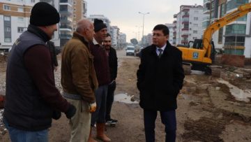 Başkan Özcan’dan saha çalışmalarına yakın markaj