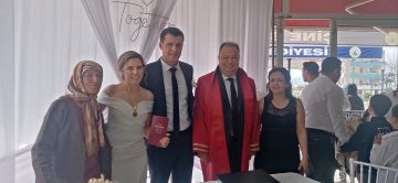 BAŞKAN DİNÇER PERSONELİNİN NİKAHINI KIYDI
