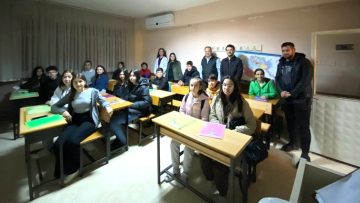 İLK DERS BAŞKAN DİNÇER’LE BAŞLADI