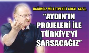 BAĞIMSIZ ADAY AKSU, PROJELERİNİ AÇIKLADI VE YERLİ VE MİLLİ BUDUR DİYEREK NOKTAYI KOYDU