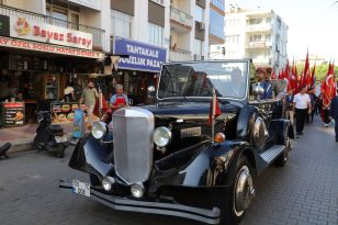 Nazillililerden Ata’ya yaraşır karşılama