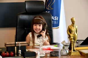 Kuşadası Belediyesi 23 Nisan geleneğini devam ettirdi