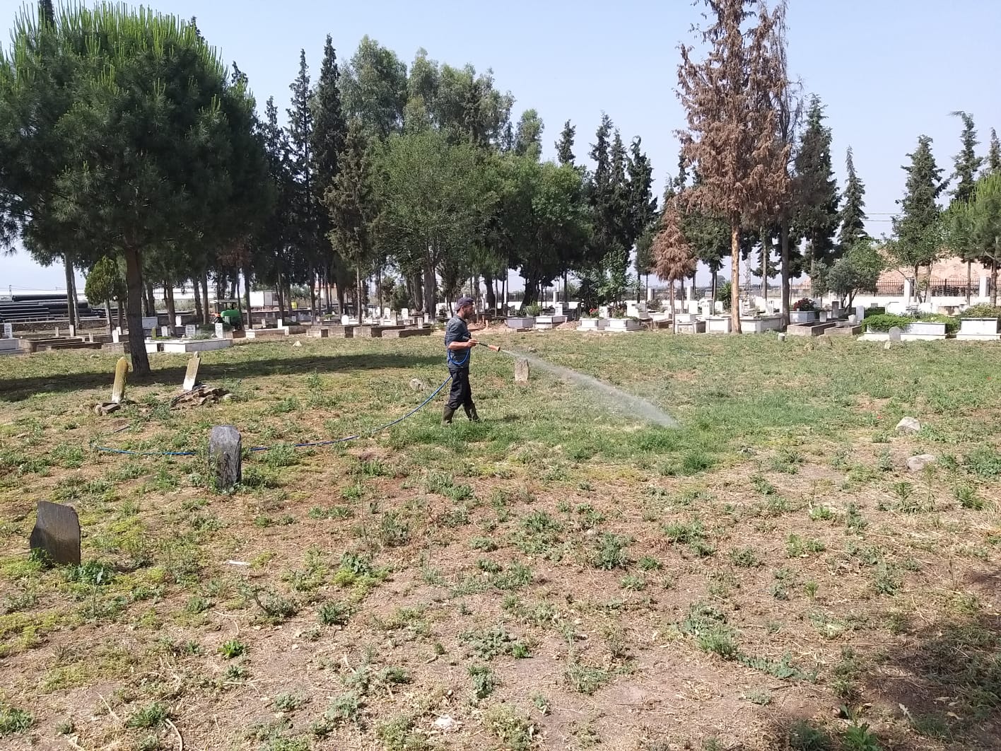 EFELER’İN EKİPLERİNDEN MEZARLIKLARDA KAPSAMLI ÇALIŞMA