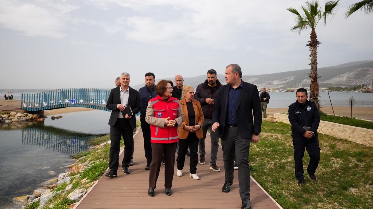 Didim’de yağış sonrası çalışmalar sürüyor