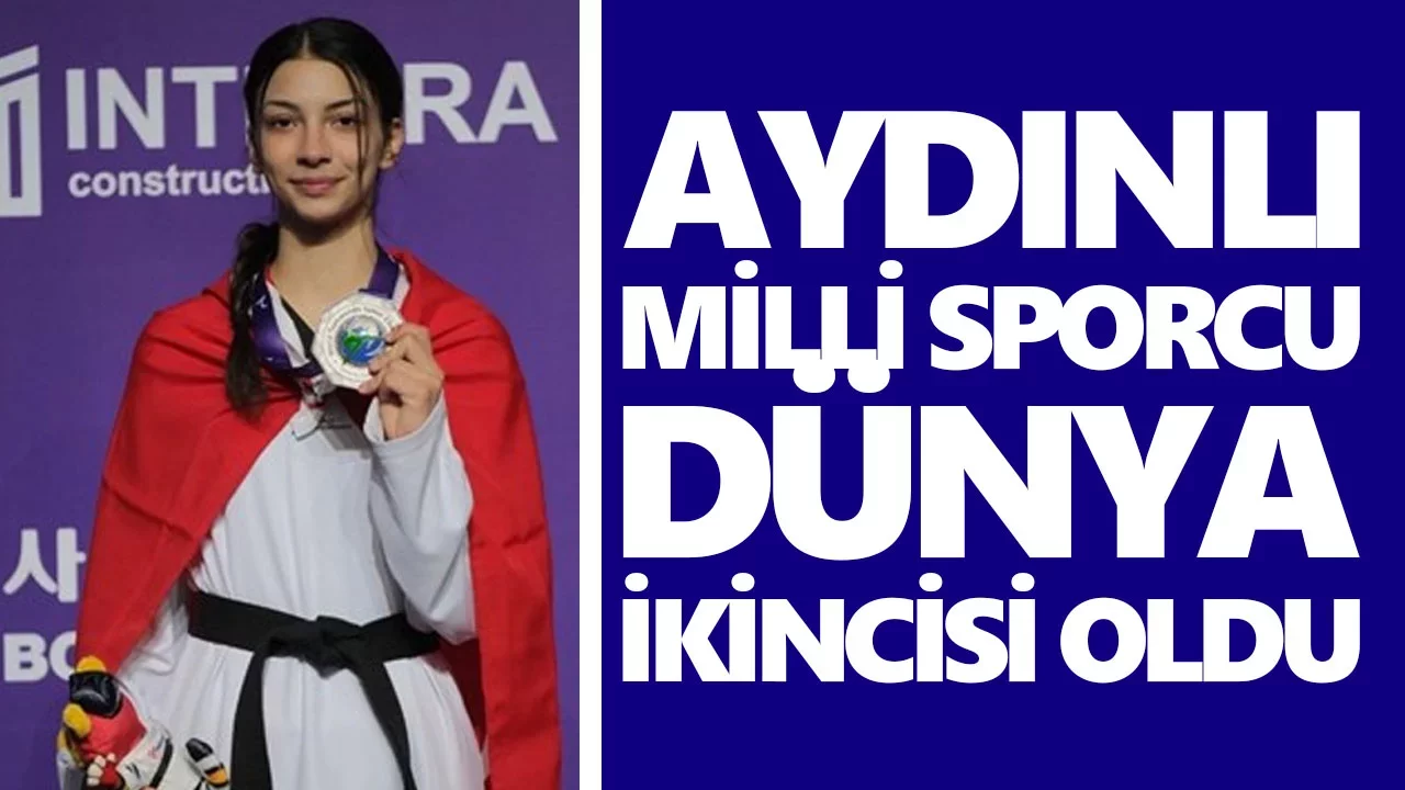 Aydınlı milli sporcudan gururlandıran başarı